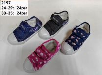 Trampki na rzepy dziewczynka (24-29/24P)