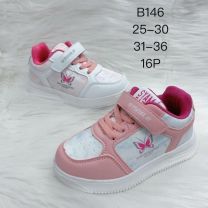 Buty sportowe na rzepy dziewczynka (25-30/16P)