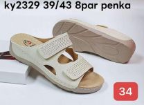 (39-43/8P)Klapki na koturnie