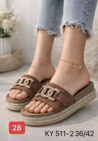 Klapki na płaskim (36-42/12P)