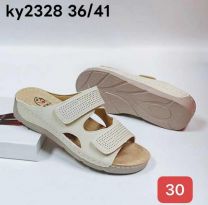 Klapki na koturnie (36-41/12P)