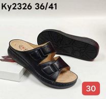 Klapki na koturnie (36-41/12P)