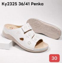 Klapki na koturnie (36-41/12P)