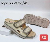 Klapki na koturnie (36-41/12P)