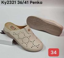 Klapki zakryte palce damskie (36-41/12P)