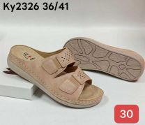 Klapki na koturnie (36-41/12P)