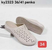 Klapki zakryte palce damskie (36-41/12P)