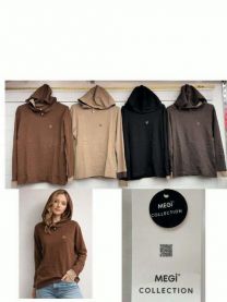 Bluzy z kapturem włoskie (uniwersalny/6szt)