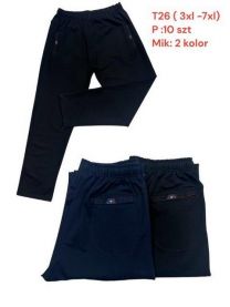 Spodnie dresowy męskie (3-7XL/10szt)