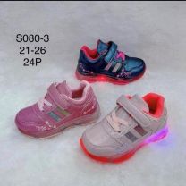 Buty sportowe na rzepy dziewczynka (21-26/24P)