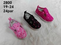 Trampki na rzepy dziewczynka (19-24/24P)