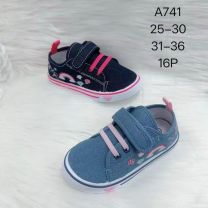 Trampki na rzepy dziewczynka (25-30/16P)