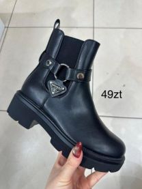 Botki na płaskim  (36-41/12P)