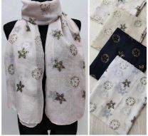 Szaliki damskie (uniwersalny/12szt)