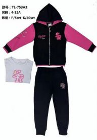 Komplet dziewczęcy (4-12LAT/5kompletów)