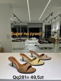 Klapki na obcasie (36-41/12P)