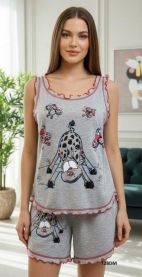 Piżama damska  (S-2XL/10kpt)