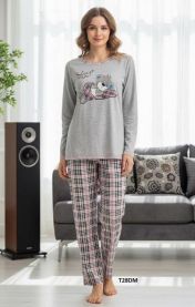 Piżama damska  (S-2XL/10kpt)