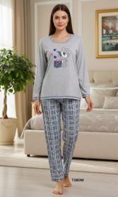 Piżama damska  (S-2XL/10kpt)