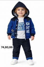 Komplet chłopięcy Turecka (74-86/12kpt)