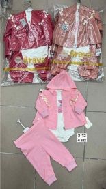 Komplet niemowlęcy Turecka (3-12M/12kpt)