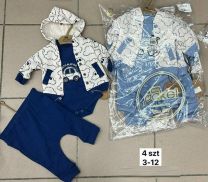 Komplet niemowlęcy Turecka (3-12M/12kpt)