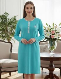 Koszula nocna damska-Ocieplane (M-3XL/10szt)