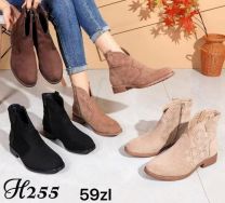 Botki na płaskim  (36-41/12P)