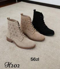 Botki na płaskim  (36-41/12P)