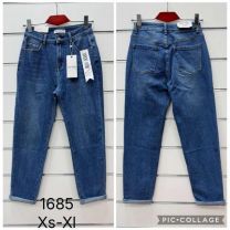 Spodnie jeansowe damskie (XS-XL/10szt)