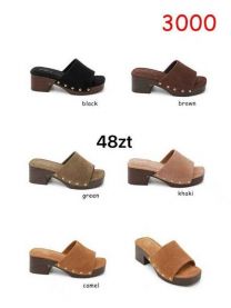 Klapki na obcasie (36-41/12P)