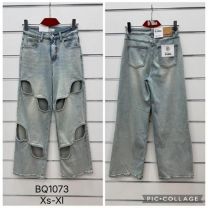 Spodnie jeansowe damskie (XS-XL/10szt)