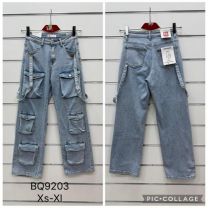 Spodnie jeansowe damskie (XS-XL/10szt)