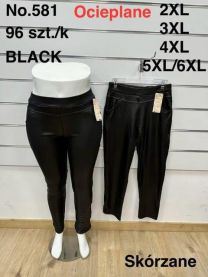 Spodnie ekoskóra damskie (2-6xL/12szt)