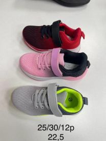 Buty sportowe na rzepy chłopięce i dziewczynka (25-30/12P)