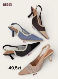 Sandały na szpilce  (36-41/12P)
