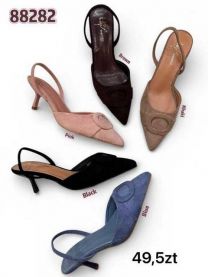 Sandały na szpilce  (36-41/12P)