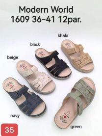 Klapki na koturnie (36-41/12P)