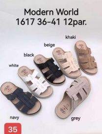 Klapki na koturnie (36-41/12P)