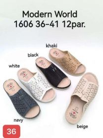 Klapki na koturnie (36-41/12P)