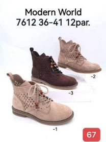 Botki na płaskim(36-41/12P)