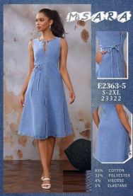 Sukienki jeans damskie (S-2XL/12szt)