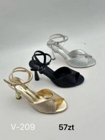 Sandały na szpilce  (36-41/12P)