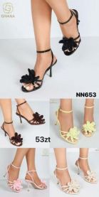 Sandały na szpilce  (36-41/12P)