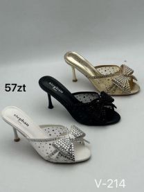 Klapki na obcasie (36-41/12P)