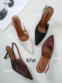 Sandały na szpilce  (36-41/12P)
