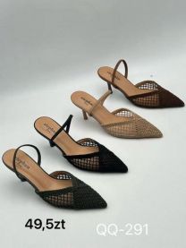 Sandały na szpilce  (36-41/12P)