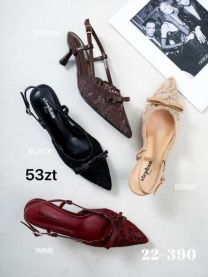 Sandały na szpilce  (36-41/12P)