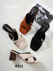 Klapki na obcasie (36-41/12P)