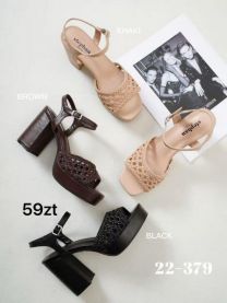 Sandały na obcasie (36-41/12P)